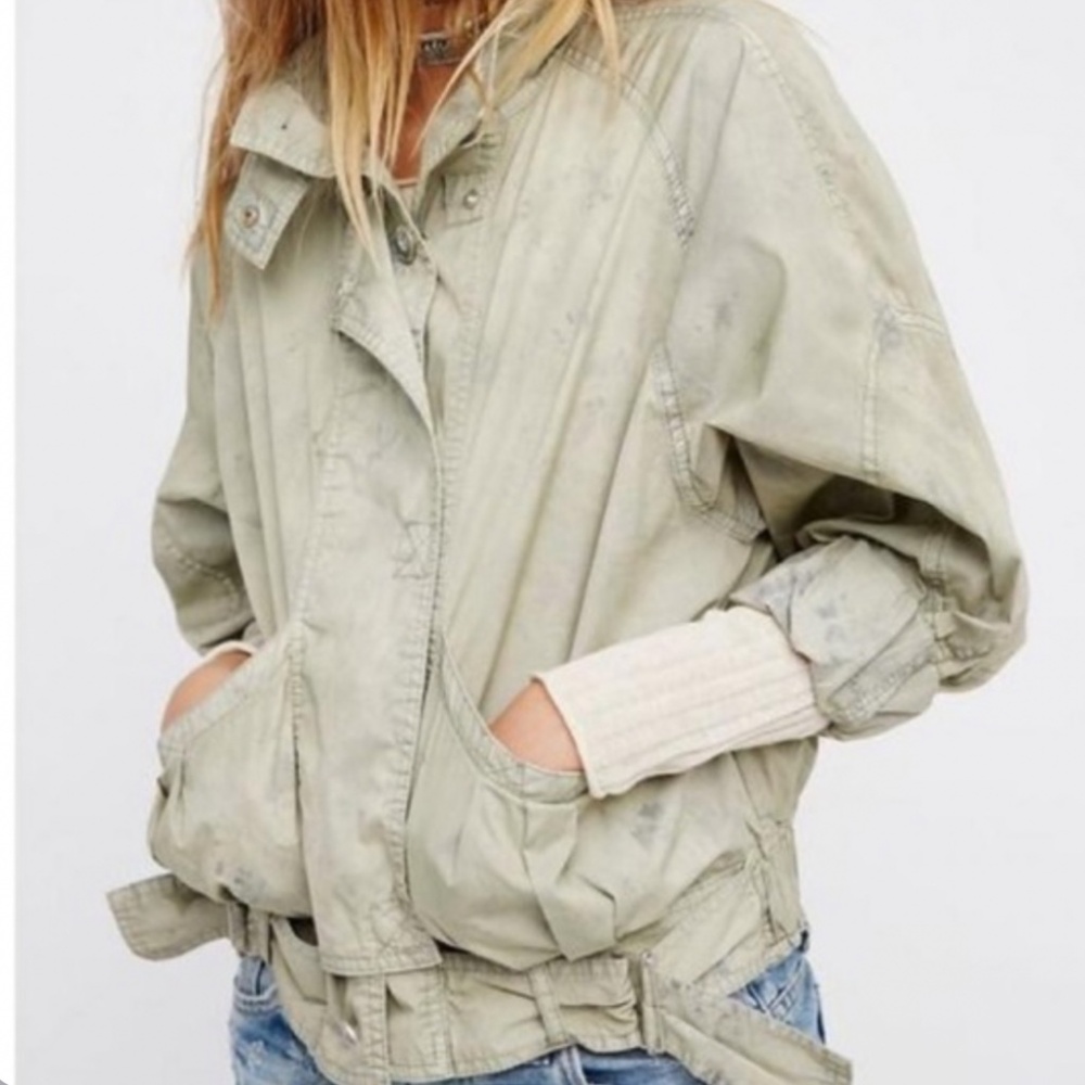 Free people ripstop parachute jacket